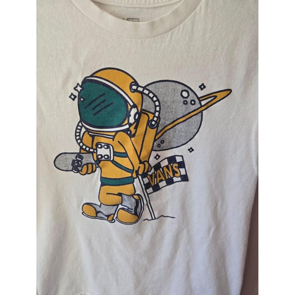 Vans Off The Wall Graphic Astronaut Skater T-Shirt - Men's Small - Picture 2 of 7
